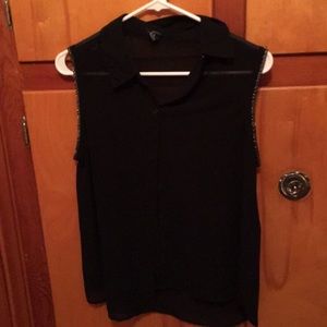 Sheer Dress with detailed beading size M